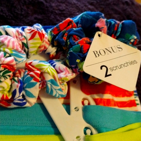 E New Rene rofe 5pack hipster size XL with 2 scrunchies - Picture 2 of 8